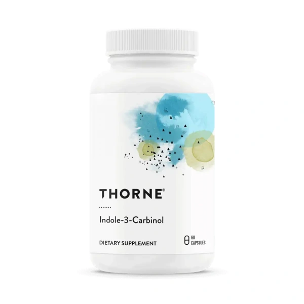 THORNE Indole 3-Carbinol (Wsparcie Wątroby i Zdrowia Reprodukcyjnego Kobiet) 60 kapsułek wegetariańskich