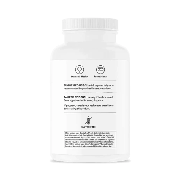 THORNE Meta-Fem (A Comprehensive Multi-Vitamin / Mineral Supplement for Women Age 40+) 240 vegetarian capsules