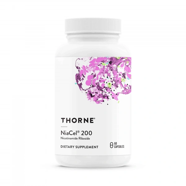 THORNE NiaCel-200 (Nicotinamide Riboside) 60 Vegetarian Capsules