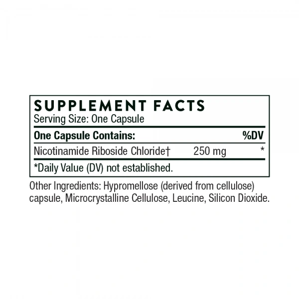 THORNE NiaCel-250 (Nicotinamide Riboside) 60 vegetarian capsules