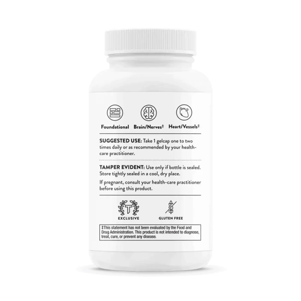 THORNE Q-Best 100™ (CoQ10 / Coenzyme Q10) 100mg - 60 gelcaps