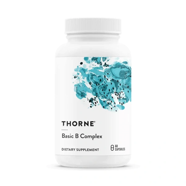 THORNE Basic B Complex (Kompleks Witamin B) - 60 kapsułek wegetariańskich