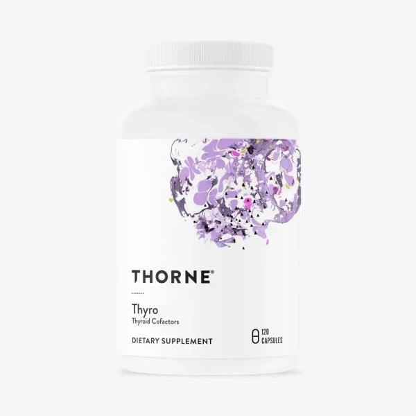 THORNE Thyro (Wsparcie Zdrowej Czynności Tarczycy) 120 Kapsułek wegetariańskich