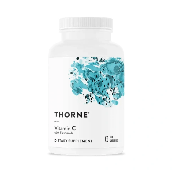 THORNE Vitamin C with Flavonoids - 180 vegetarian capsules