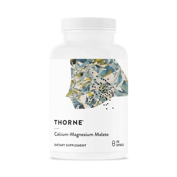 THORNE RESEARCH Calcium-Magnesium Malate (Jabłczan wapnia i magnezu) 240 Kapsułek wegetariańskich