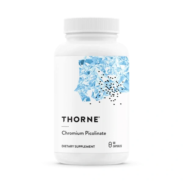 THORNE RESEARCH Chromium Picolinate (Pikolinian chromu) 60 Kapsułke wegetariańskich