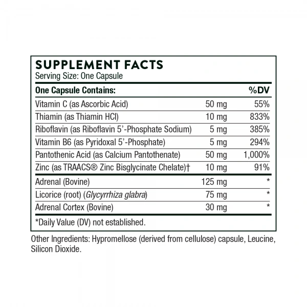 THORNE RESEARCH Cortrex (Adrenal Support) 60 Vegetarian Capsules