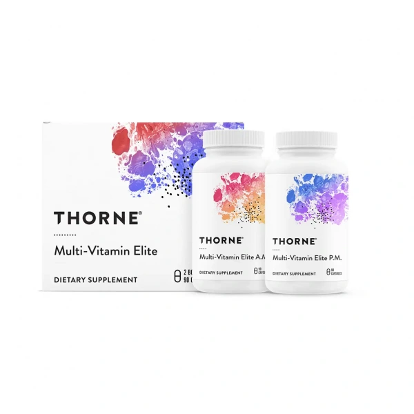 THORNE RESEARCH Multi-Vitamin Elite A.M. and P.M (Multiwitamina 90 x A.M, 90 x P.M) 2 x 90 Kapsułek