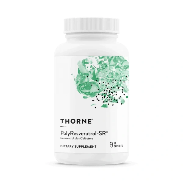 THORNE RESEARCH PolyResveratrol-SR (For healthy aging) 60 Vegetarian Capsules