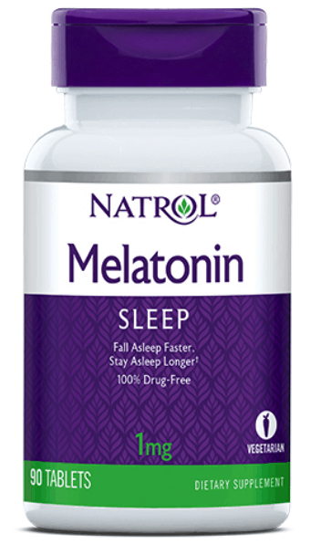 Natrol Melatonin 1mg (Melatonina) 90 tabletek wegetariańskich