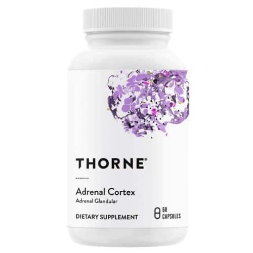 THORNE Adrenal Cortex - Wsparcie Nadnerczy - 60 kapsułek wegetariańskich