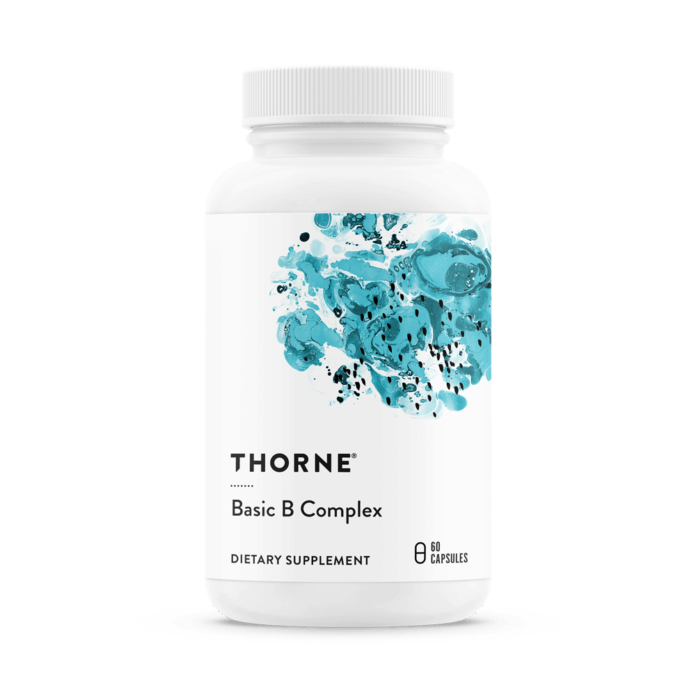 THORNE Basic B Complex (Kompleks Witamin B) - 60 kapsułek wegetariańskich