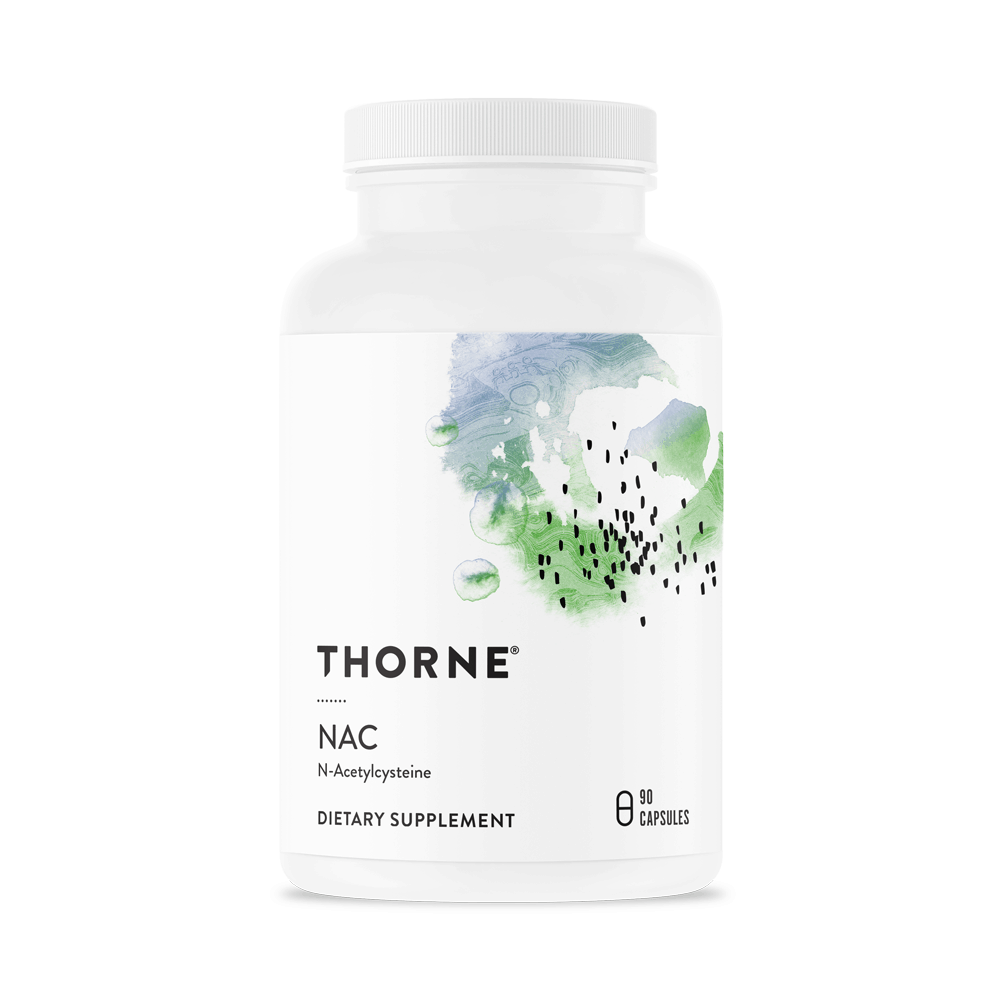 THORNE RESEARCH NAC (N-acetylo-L-cysteina) 90 Kapsułek wegetariańskich