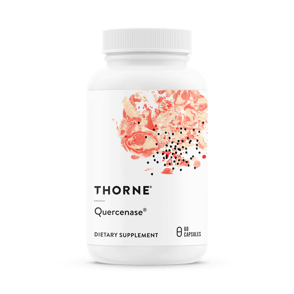 THORNE RESEARCH Quercenase (Bromelaina, Fitosom kwercetyny) 60 Kapsułek wegetariańskich