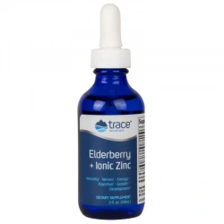 TRACE MINERALS Elderberry + Ionic Zinc (Immune System Support) 59ml