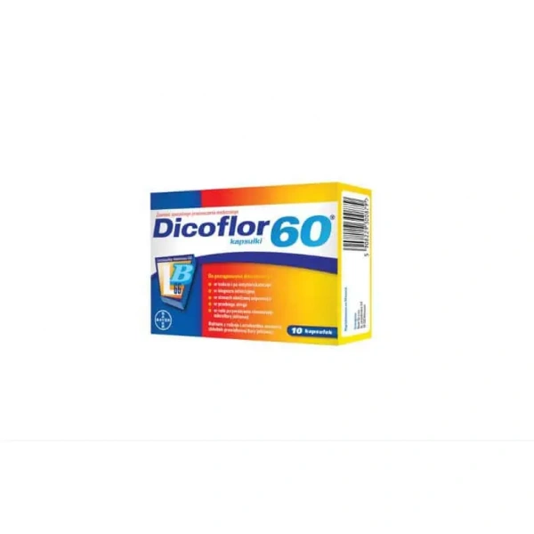 BAYER Dicoflor 60 (Probiotyk dla dzieci) 10 Kapsułek
