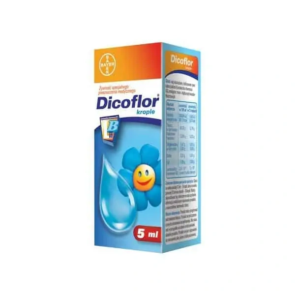 BAYER Dicoflor Probiotyk (krople dla niemowląt i dzieci) 5ml
