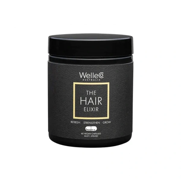 WELLECO The Hair Elixir (Elixir for healthy and thick hair) 60 capsules