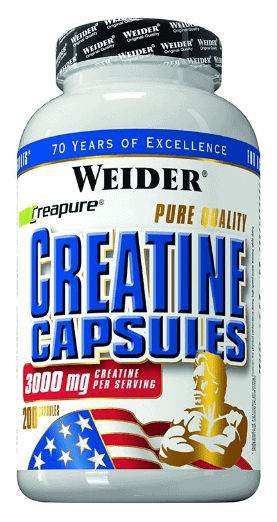 Weider Pure Creatine (Monohydrat Kreatyny) 200 kaps