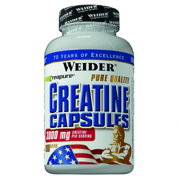 Weider Pure Creatine (Creatine Monohydrate) - 100 caps