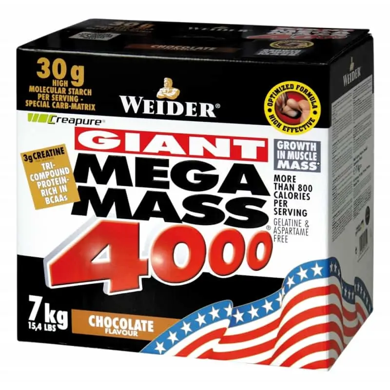 Weider Mega Mass 4000 7Kg - Low Price, Check Reviews and Suggested Use