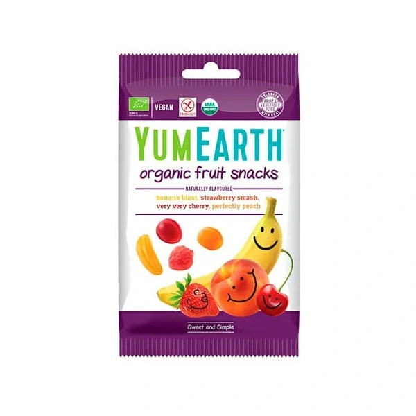YUMEARTH Żelki bez żelatyny EKO (Organic Fruit Snacks) 50g