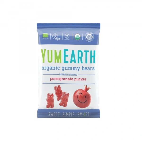 YUMEARTH EKO (Gummy Bears) pomegranate fruit jelly 50g