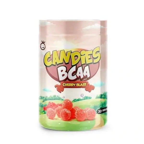 YUMMY SPORTS Candies BCAA Powder (Aminokwasy Vege, Keto) 280g Cherry Blast