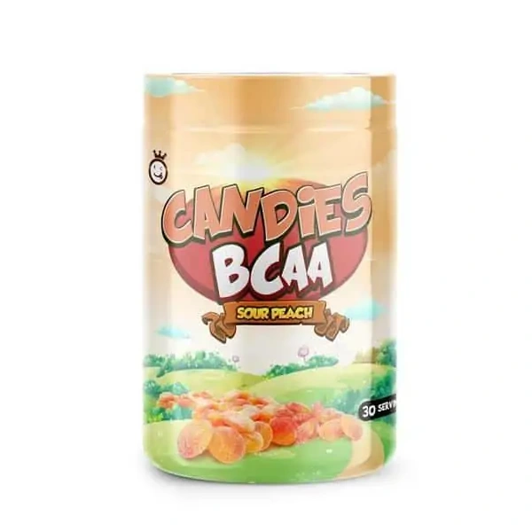 YUMMY SPORTS Candies BCAA Powder (Aminokwasy Vege, Keto) 280g Funky Peach