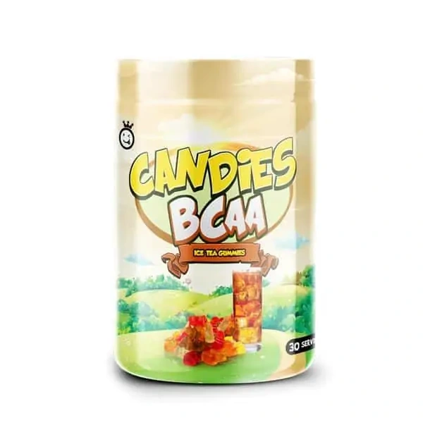 YUMMY SPORTS Candies BCAA Powder (Aminokwasy Vege, Keto) 280g Iced Tea