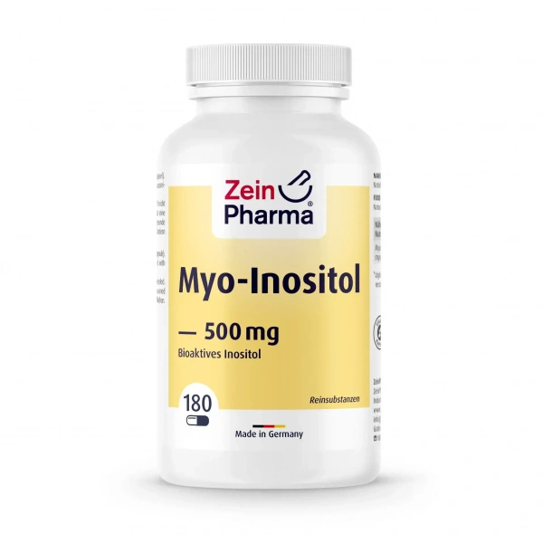 ZEIN PHARMA Myo-Inositol 500mg (Mio-Inozytol) 60 Kapsułek wegańskich