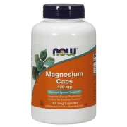 NOW FOODS Magnesium (Magnez) 400mg - 180 kapsułek wegańskich