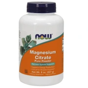 NOW FOODS Magnesium Citrate Powder (Cytrynian Magnezu) - 227g