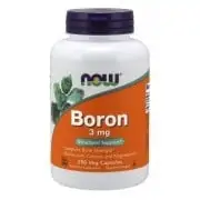 NOW FOODS Boron (Bor - Wspiera Zdrowie Kości) 250 Kapsułek wegetariańskich