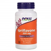 NOW FOODS Ipriflavone 300mg (Ipriflawon, Wsparcie zdrowia kości) 90 Kapsułek