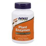 NOW FOODS Plant Enzymes (Enzymy roślinne) 120 Kapsułek wegetariańskich