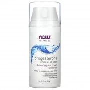 NOW SOLUTIONS Progesterone from Wild Yam (Krem do skóry z dzikim pochrzynem) 85g