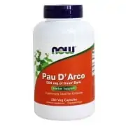NOW FOODS Pau D'Arco 500mg 250 Kapsułek wegańskich