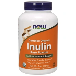 NOW FOODS Inulin Organic Pure Powder (Inulina w Proszku BIO) - 227g