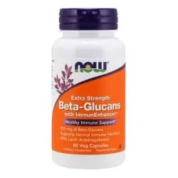 NOW FOODS Extra Strength Beta-Glucans with ImmunEnhancer (Immunity Support) 60 Capsules