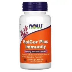 NOW FOODS EpiCor Plus Immunity (Healthy Immune Support) 60 Vegetarian Capsules