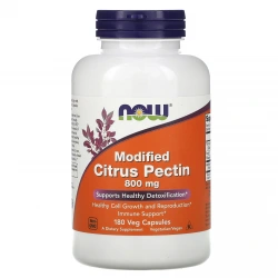 NOW FOODS Modified Citrus Pectin 800mg (Supports Healthy Detoxification) 180 Vegetarian Capsules