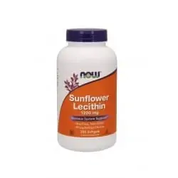 NOW FOODS Sunflower Lecithin 1200mg 200 gel capsules