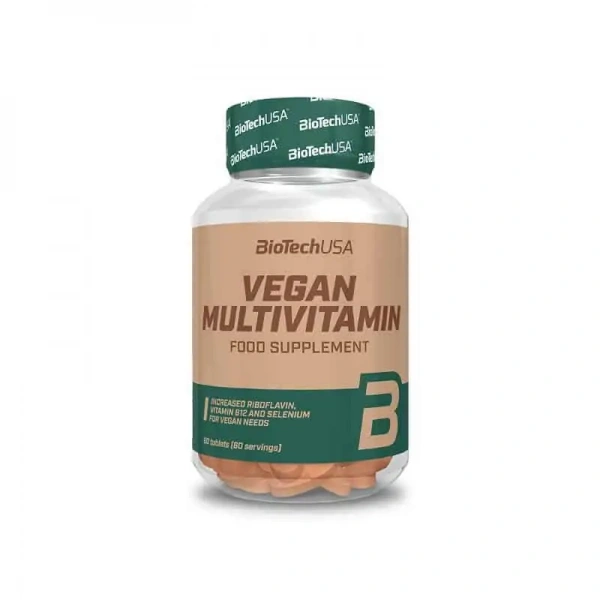 BIOTECH USA Vegan Multivitamin (Wegańska Multiwitamina) 60 Tabletek wegańskich