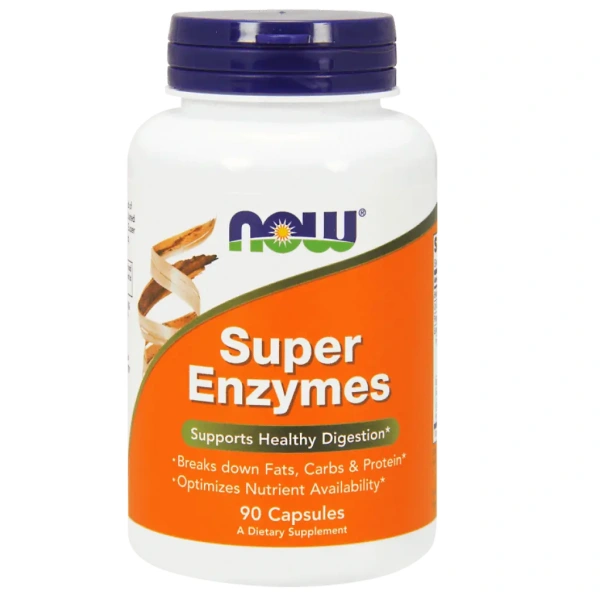 NOW FOODS Super Enzymes (Enzymy Trawienne) - 90 kapsułek