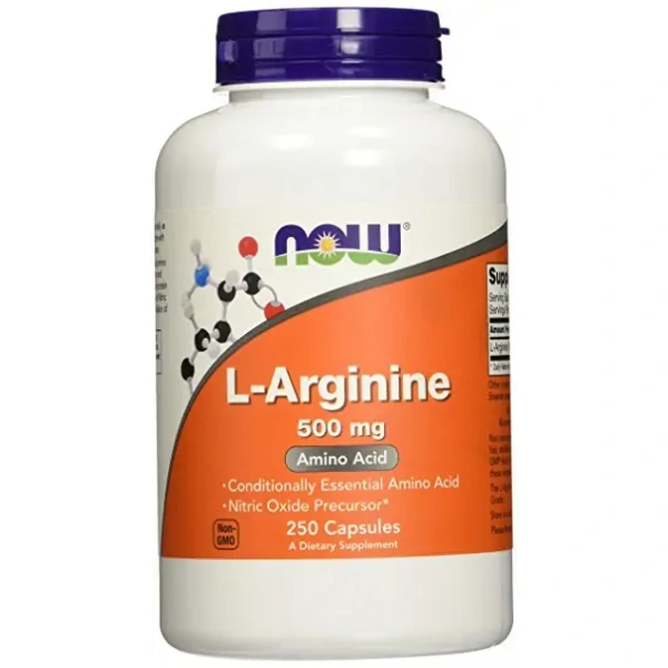 NOW FOODS L-Arginine (L-Arginina) 500mg - 250 kapsułek