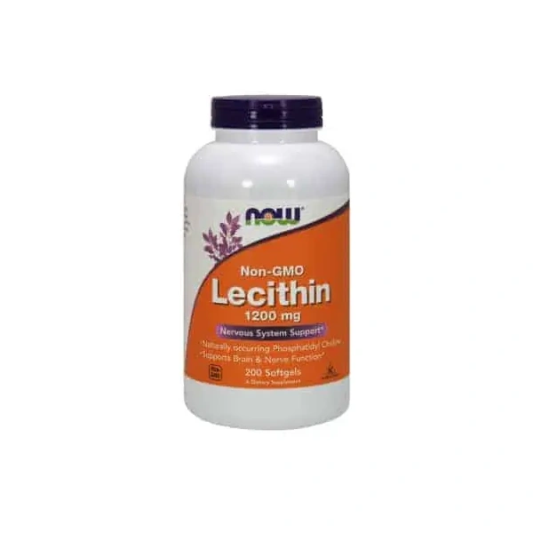 NOW FOODS Lecithin 1200mg Non-GMO - 200 softgels