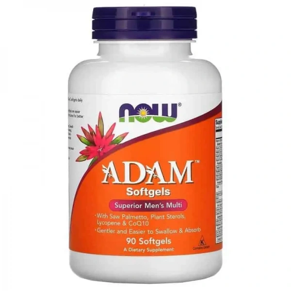 NOW FOODS ADAM Multi-Vitamin for Men 90 Softgels