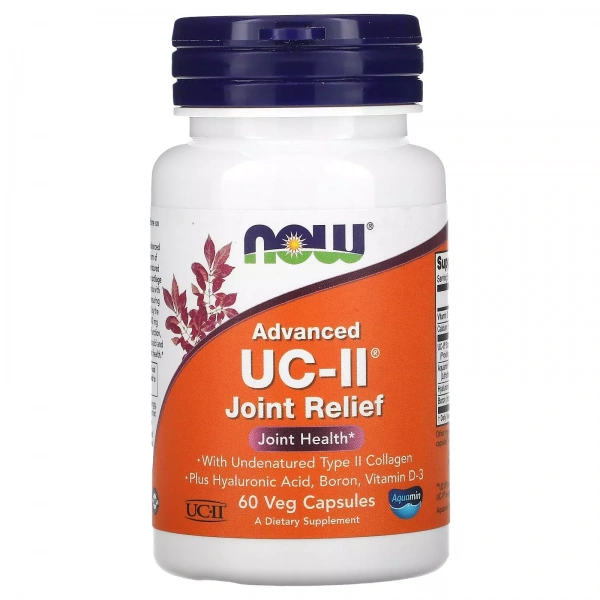 NOW FOODS Advanced UC-II Joint Relief 60 Vegetarian Capsules
