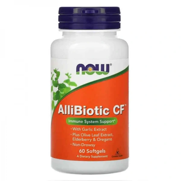 NOW FOODS AlliBiotic CF (Immune System Support) 60 Softgels